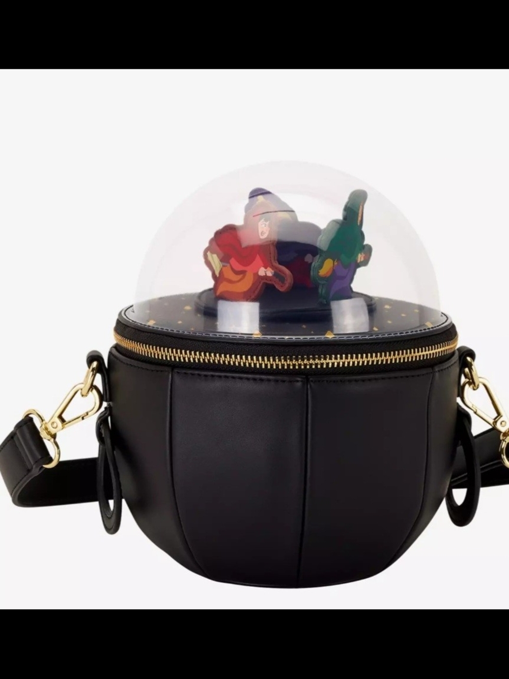 Loungefly  Hocus Pocus Black Dome Crossbod - Picture 2 of 4